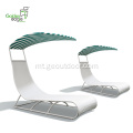 New & Leisure Design Rattan sun lounge.